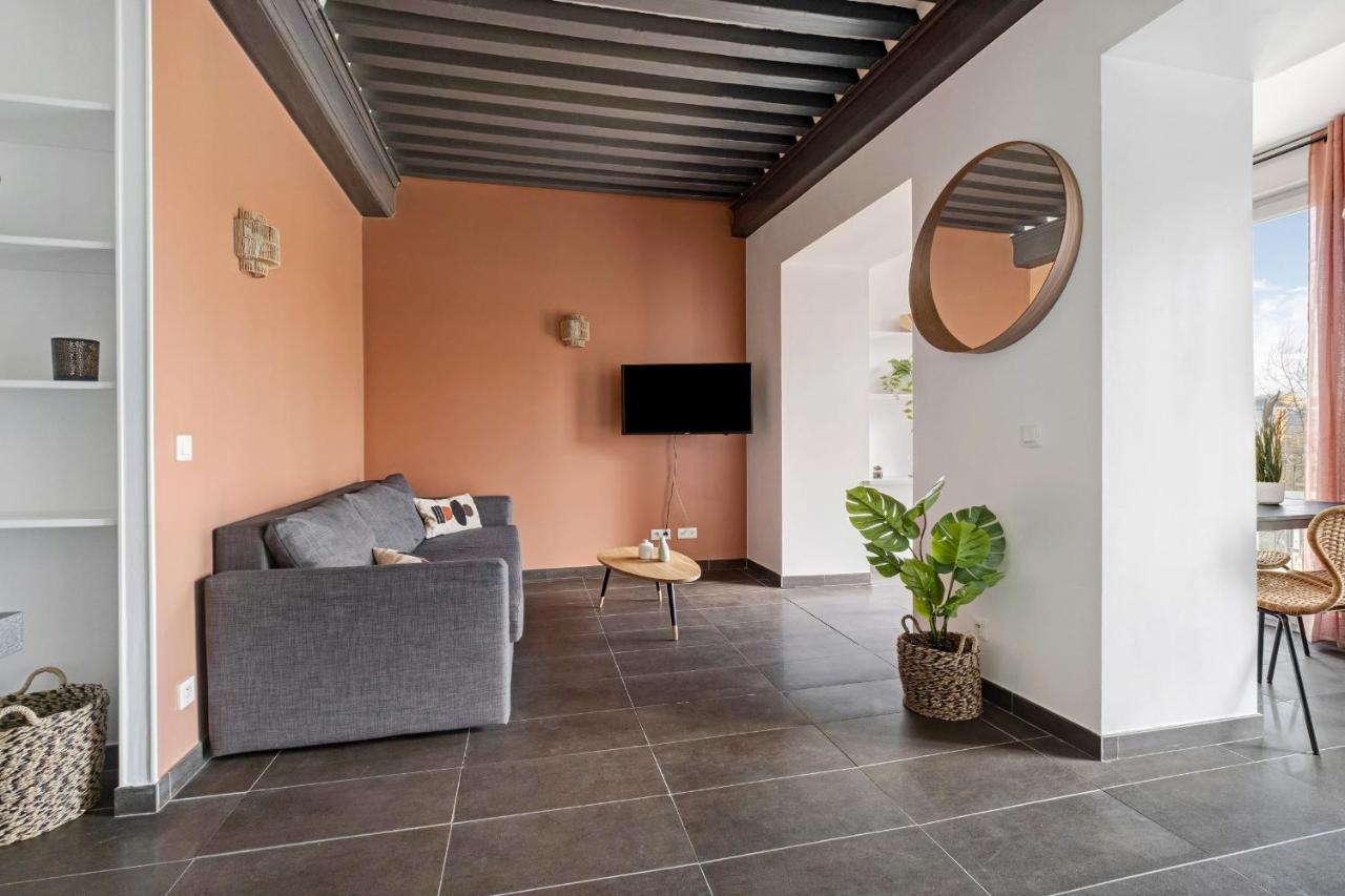 Lyon Cite- Appartement Vue Rhone Terrasse-Caluire Exterior foto